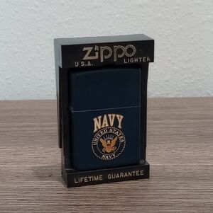 Zippo U.S Navy Matte Blue Lighter